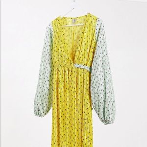 ASOS Maternity Floral Wrap Dress NWT